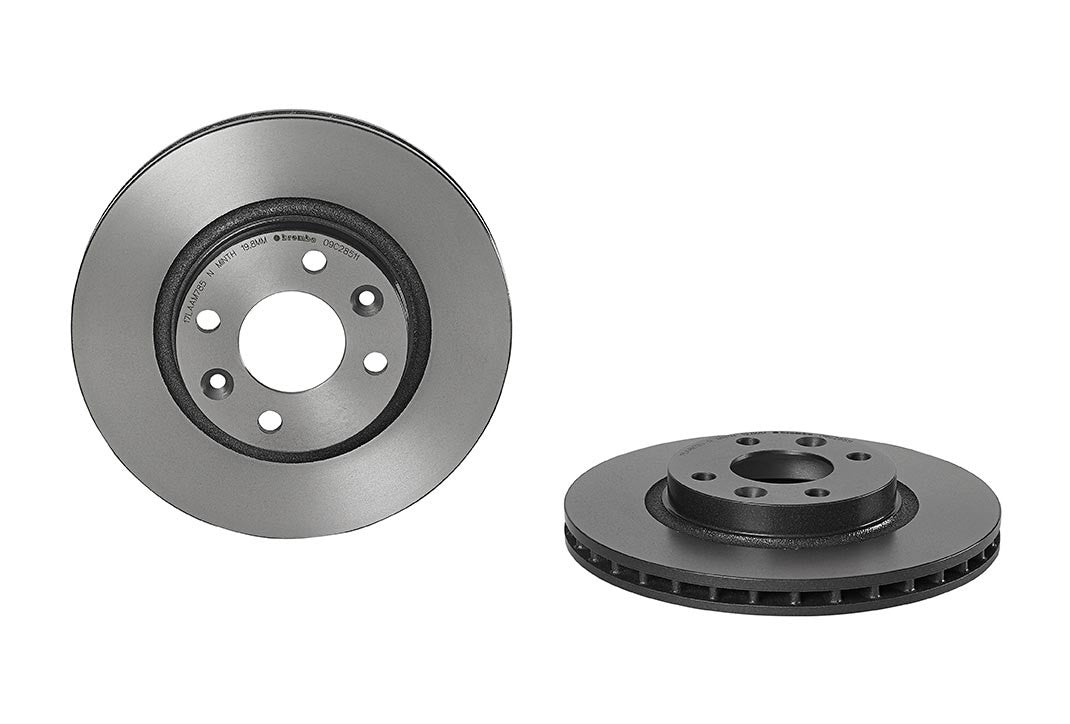 Brembo OE Brembo 20119 Smart EQ fortwo/16-18 Fortwo Front Premium UV Coated OE Equivalent Rotor 09.C285.11