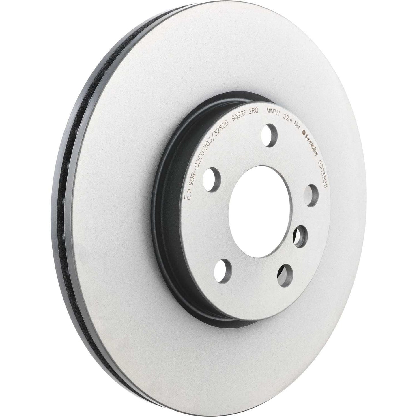 Brembo OE Brembo 16-20 Mini Cooper Clubman/17-20 Cooper Countryman Front Premium UV Coated OE Equivalent Rotor 09.C350.11