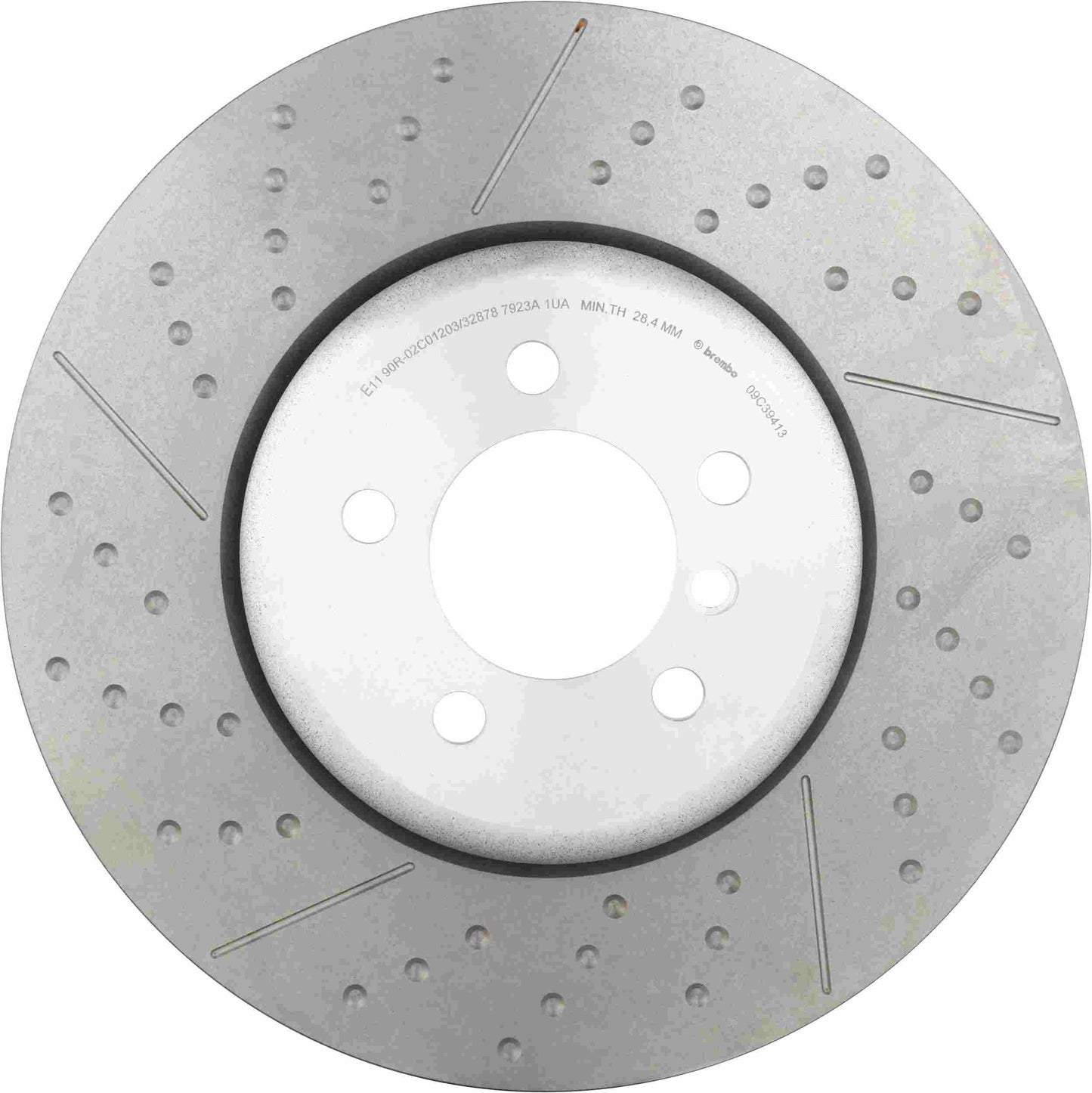 Brembo OE Brembo 12-15 BMW 335i/14-16 335i GT xDrive Front Premium UV Coated OE Equivalent Rotor 09.C394.13
