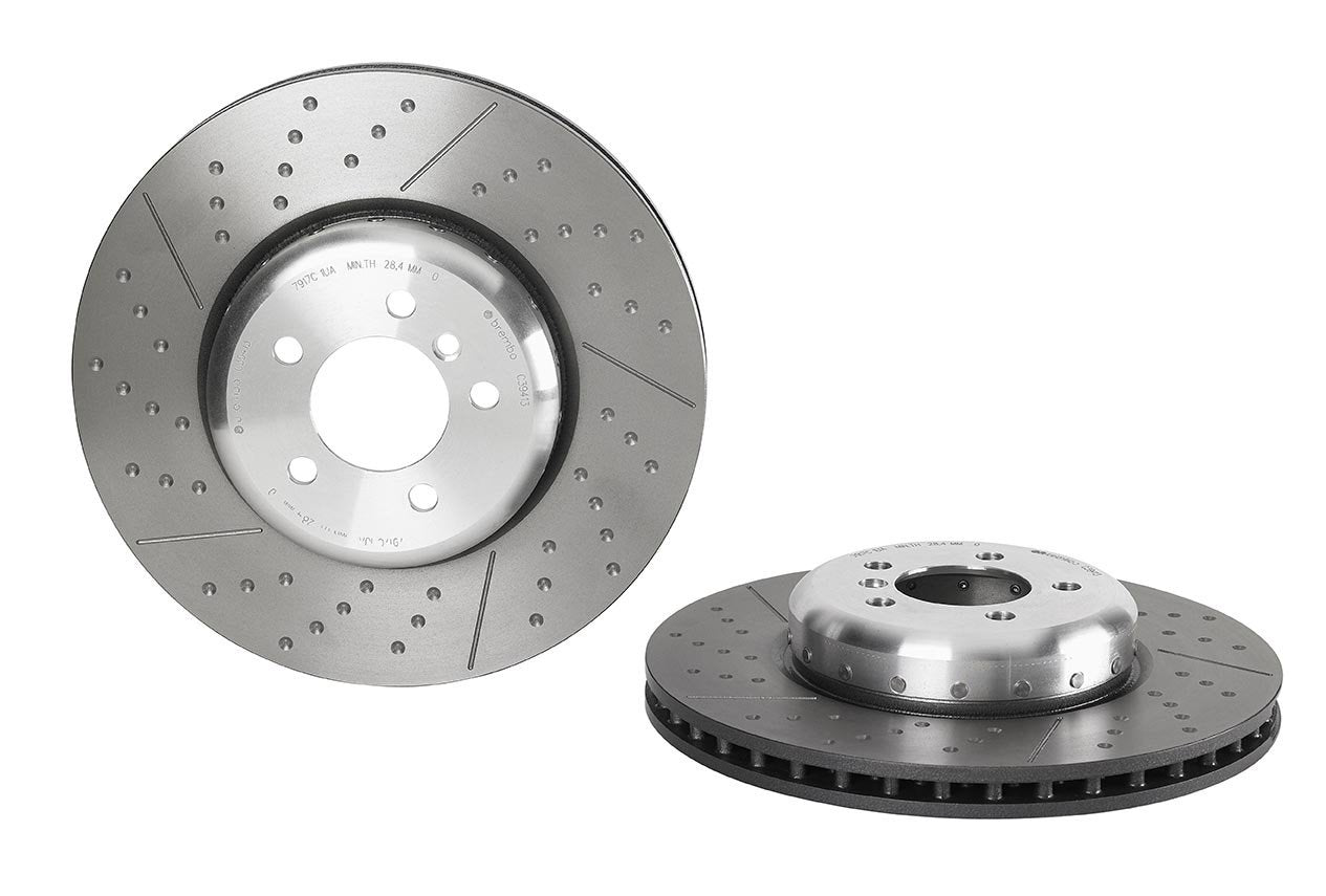 Brembo OE Brembo 12-15 BMW 335i/14-16 335i GT xDrive Front Premium UV Coated OE Equivalent Rotor 09.C394.13