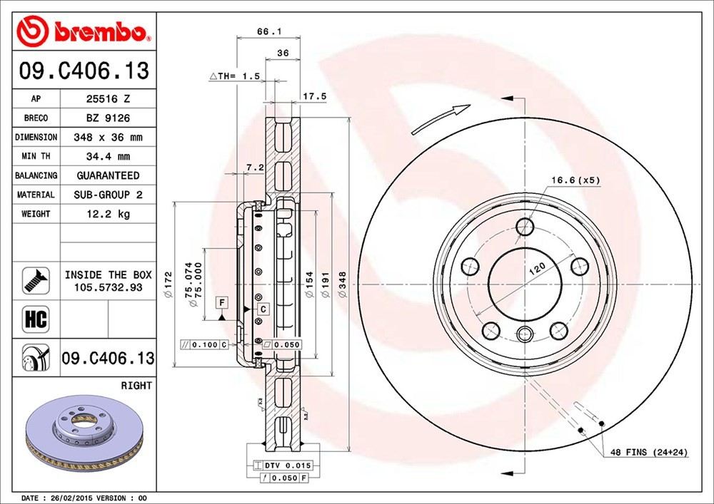 Brembo 09C40613