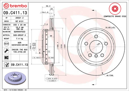 Brembo 09C41113