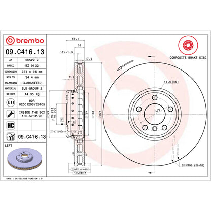 Brembo 09C41613