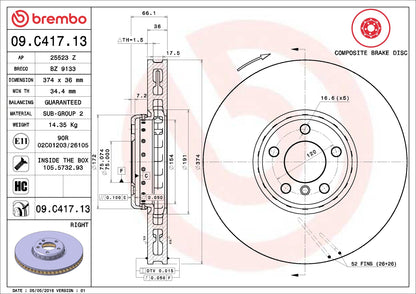 Brembo 09C41713