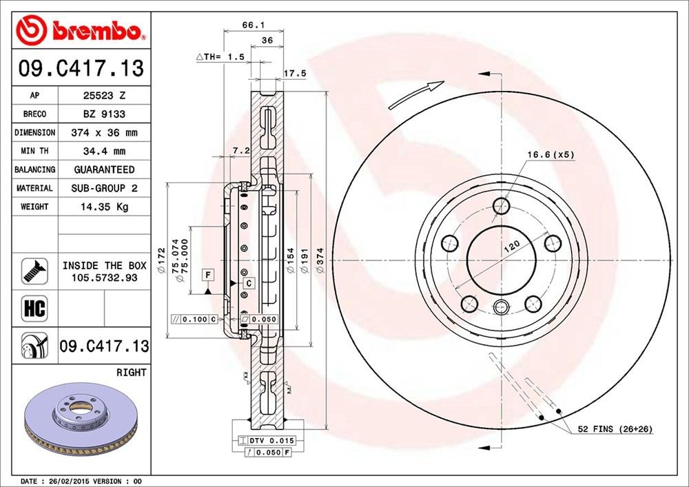 Brembo 09C41713