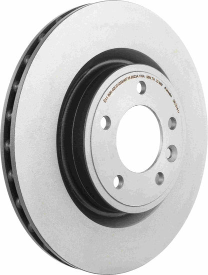 Brembo OE Brembo 2019 Land Rover Range Rover Rear Premium UV Coated OE Equivalent Rotor 09.C515.11