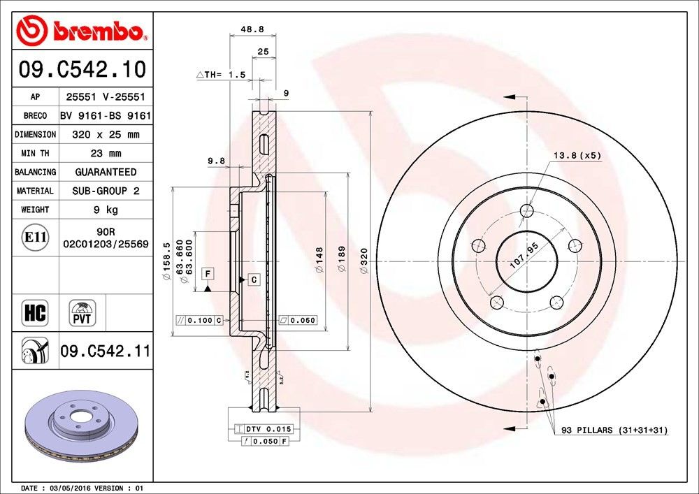 Brembo 09C54211