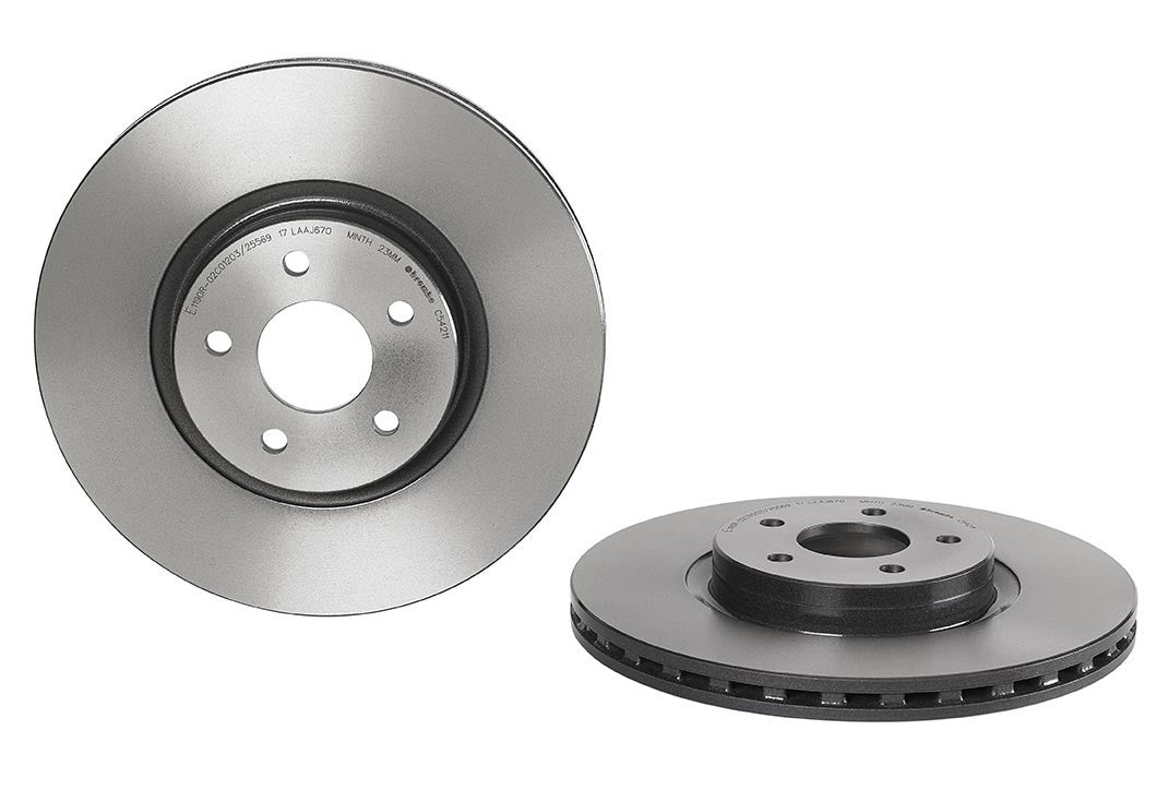 Brembo OE Brembo 13-19 Ford Escape/13-14 Focus/17-19 Lincoln MKC Front Premium UV Coated OE Equivalent Rotor 09.C542.11
