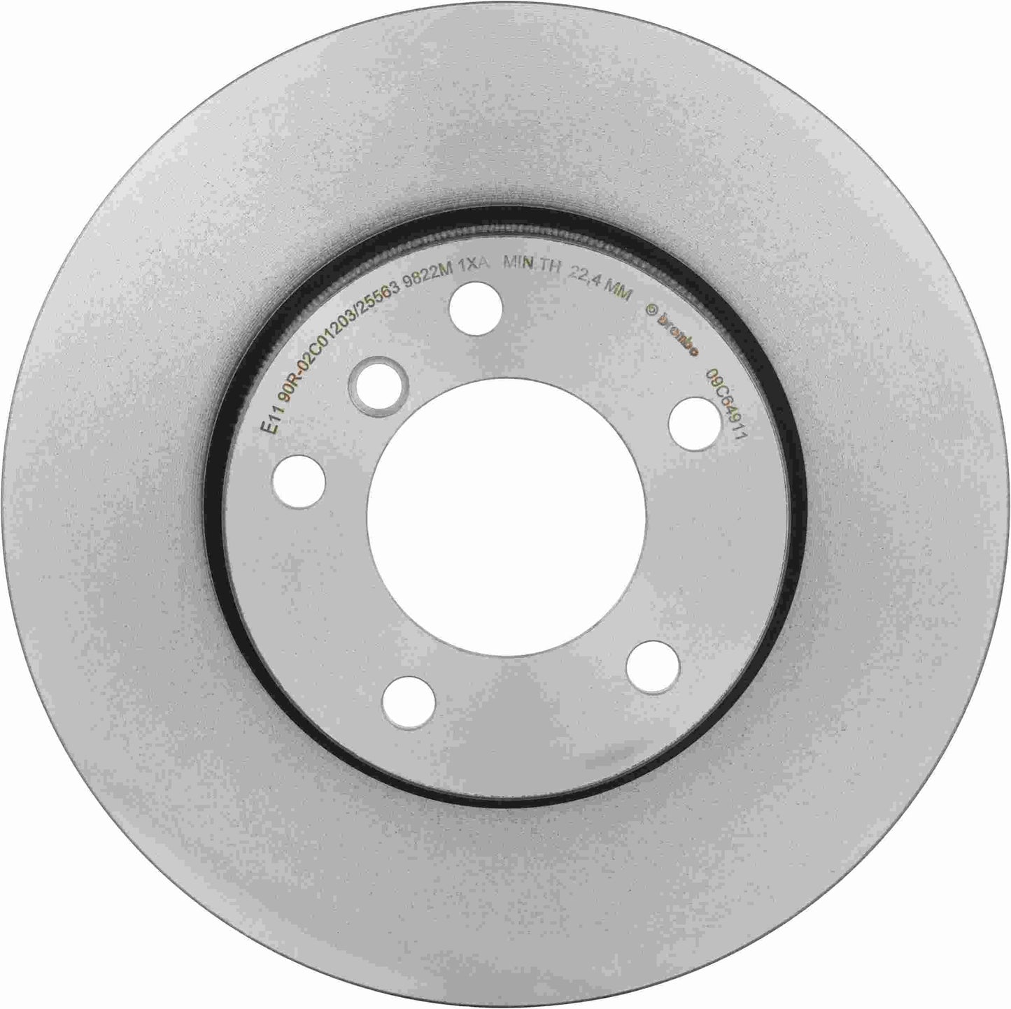 Brembo OE Brembo 08-13 BMW 128i/2006 325i/325xi/2007 328i/328xi Front Premium UV Coated OE Equivalent Rotor 09.C649.11