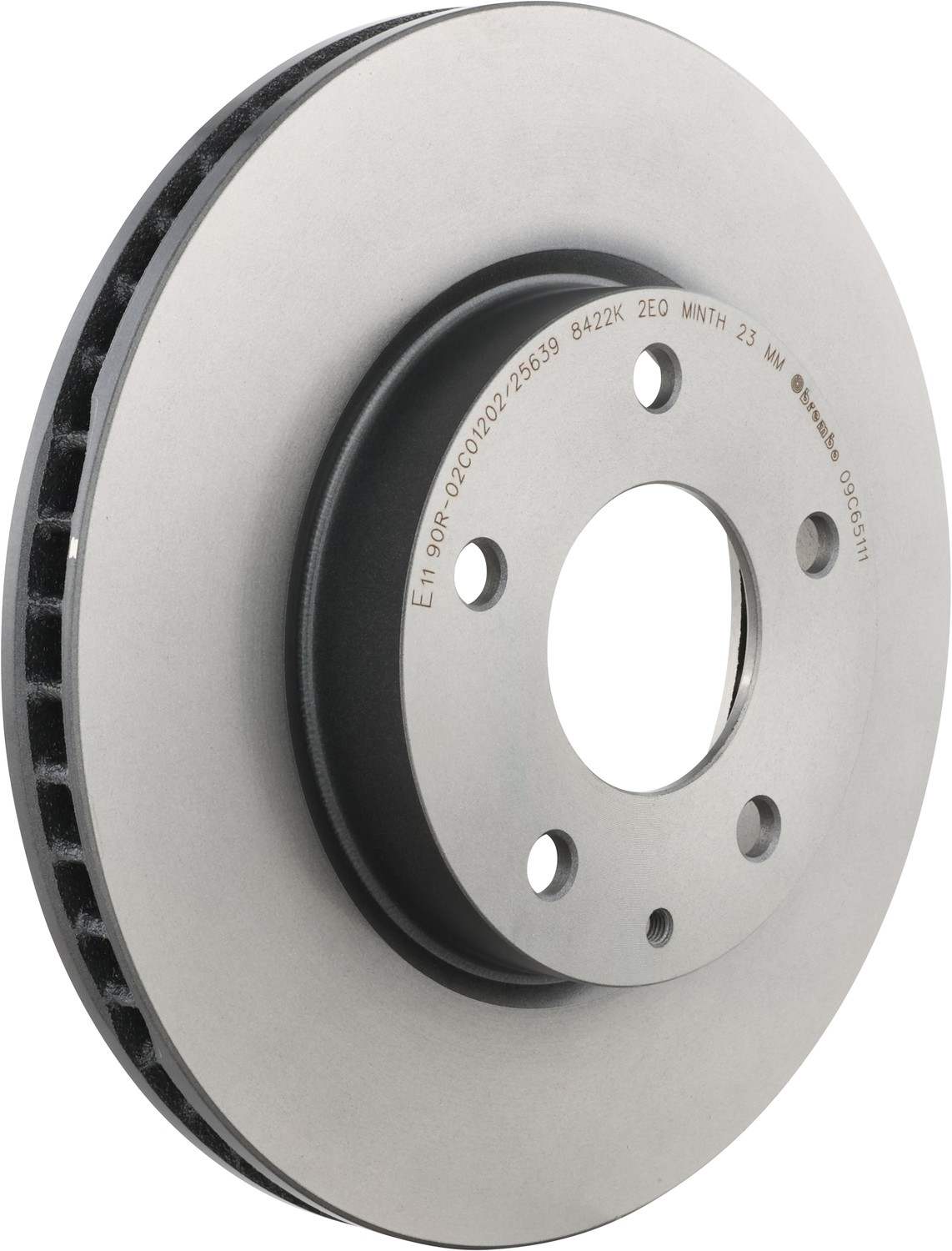 Brembo OE Brembo 14-16 Mazda 3/16-20 CX-3 Front Premium UV Coated OE Equivalent Rotor 09.C651.11