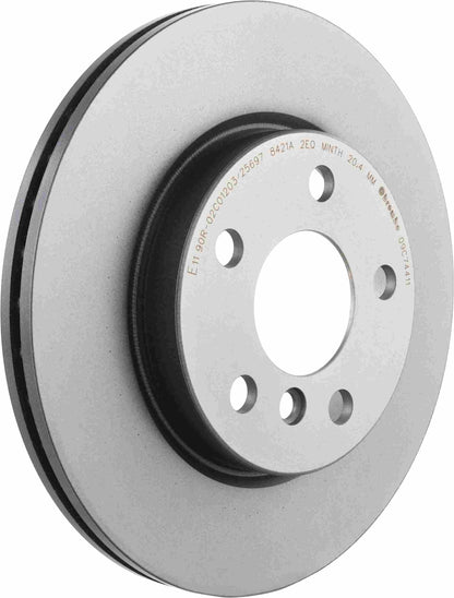 Brembo OE Brembo 14-21 Mini Cooper Front Premium UV Coated OE Equivalent Rotor 09.C744.11