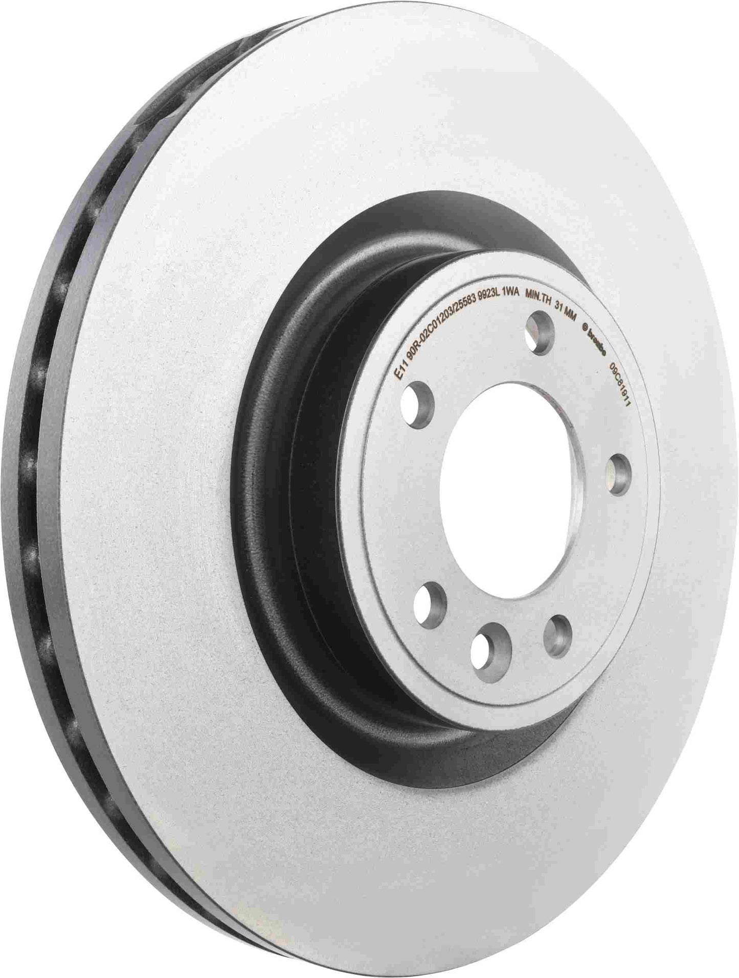 Brembo OE Brembo 18-20 Land Rover Discovery Front Premium UV Coated OE Equivalent Rotor 09.C819.11