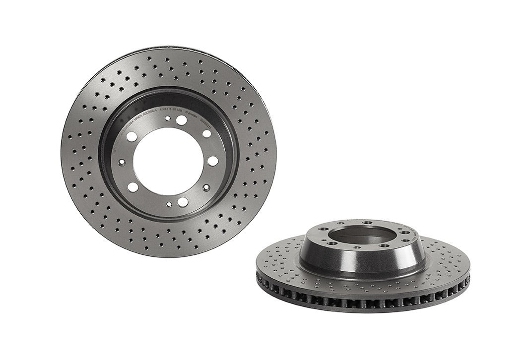 Brembo OE Brembo 96-98 Porsche 911 Rear Premium UV Coated OE Equivalent Rotor 09.C883.11