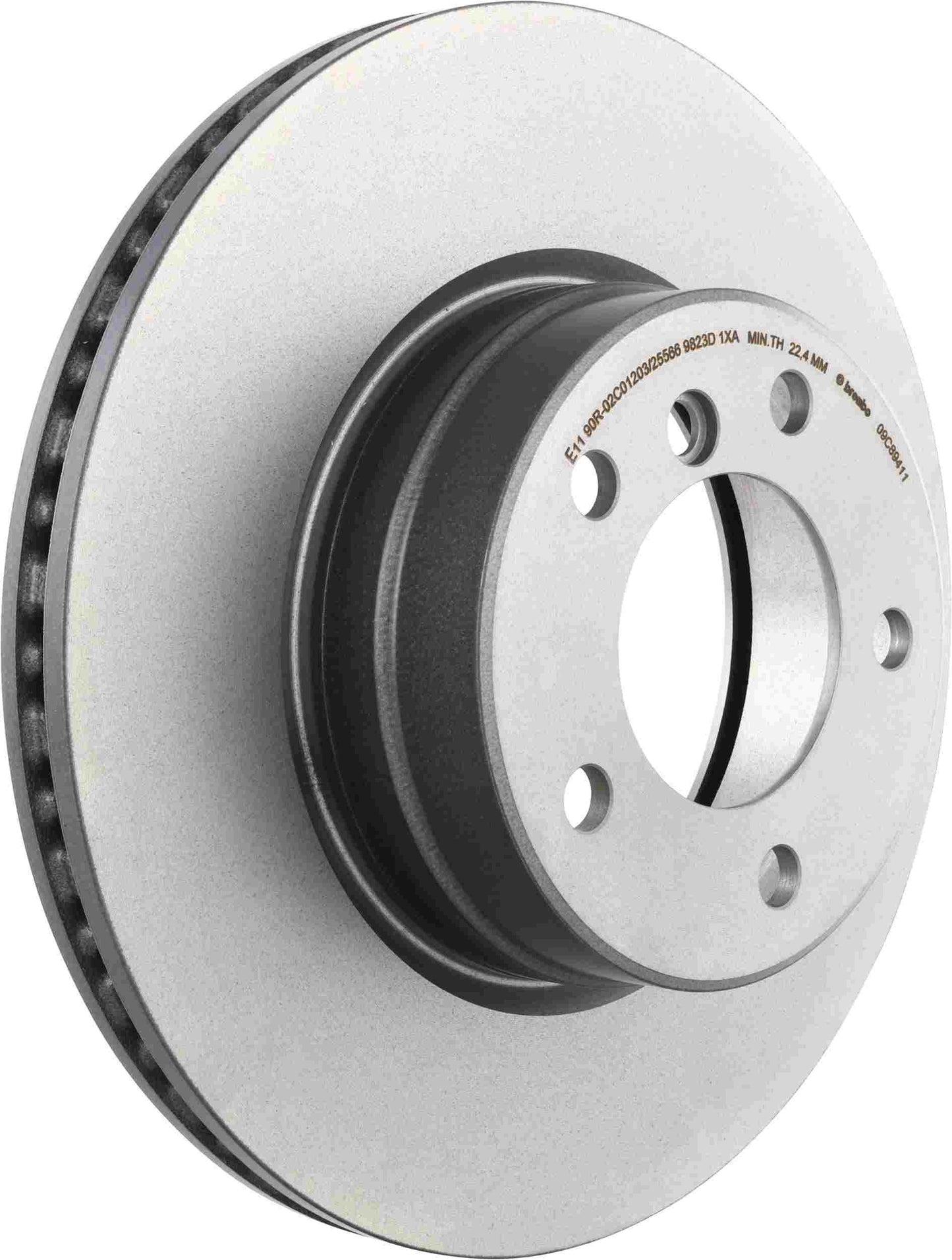 Brembo OE Brembo 04-05 BMW 525i/2007 525i Front Premium UV Coated OE Equivalent Rotor 09.C894.11