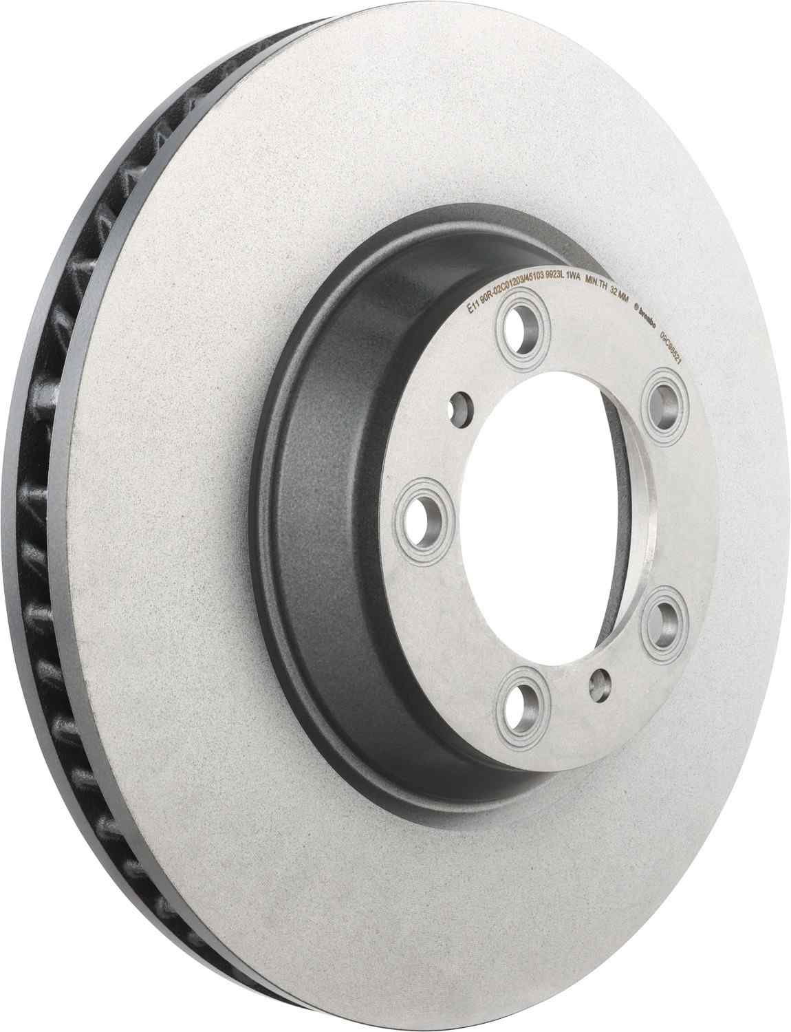 Brembo OE Brembo 08-13 Infiniti G37/14-15 Infiniti Q60/09-20 Nissan 370Z Rear UV Coated Rotor 09.C985.21