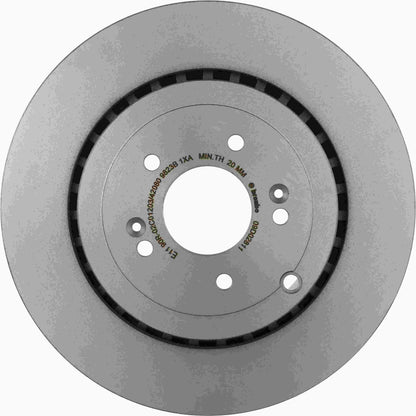 Brembo OE Brembo 19-20 Genesis G70/18-19 Kia Stinger Rear Premium UV Coated OE Equivalent Rotor 09.D028.11