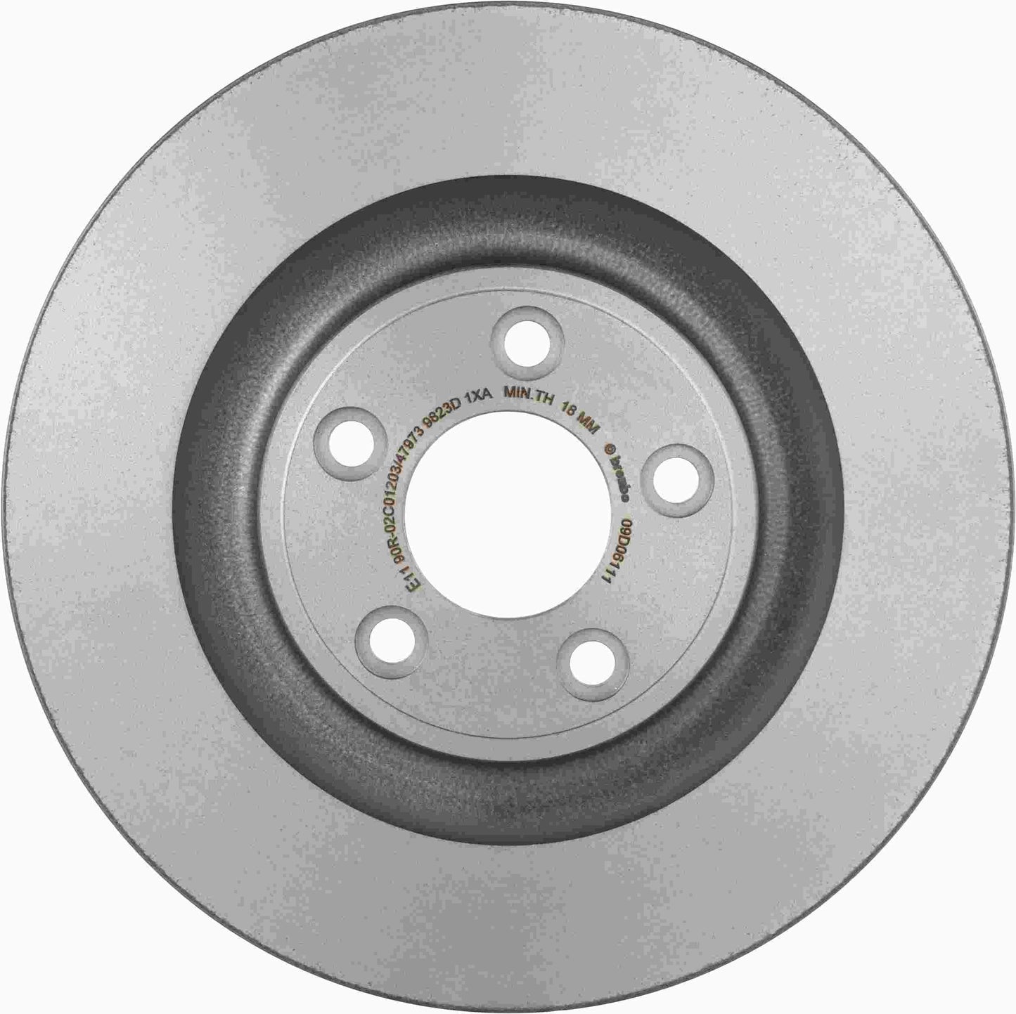 Brembo OE Brembo 14-20 Jaguar F-Type/13-14 XJ/16-19 XJ Rear Premium UV Coated OE Equivalent Rotor 09.D061.11