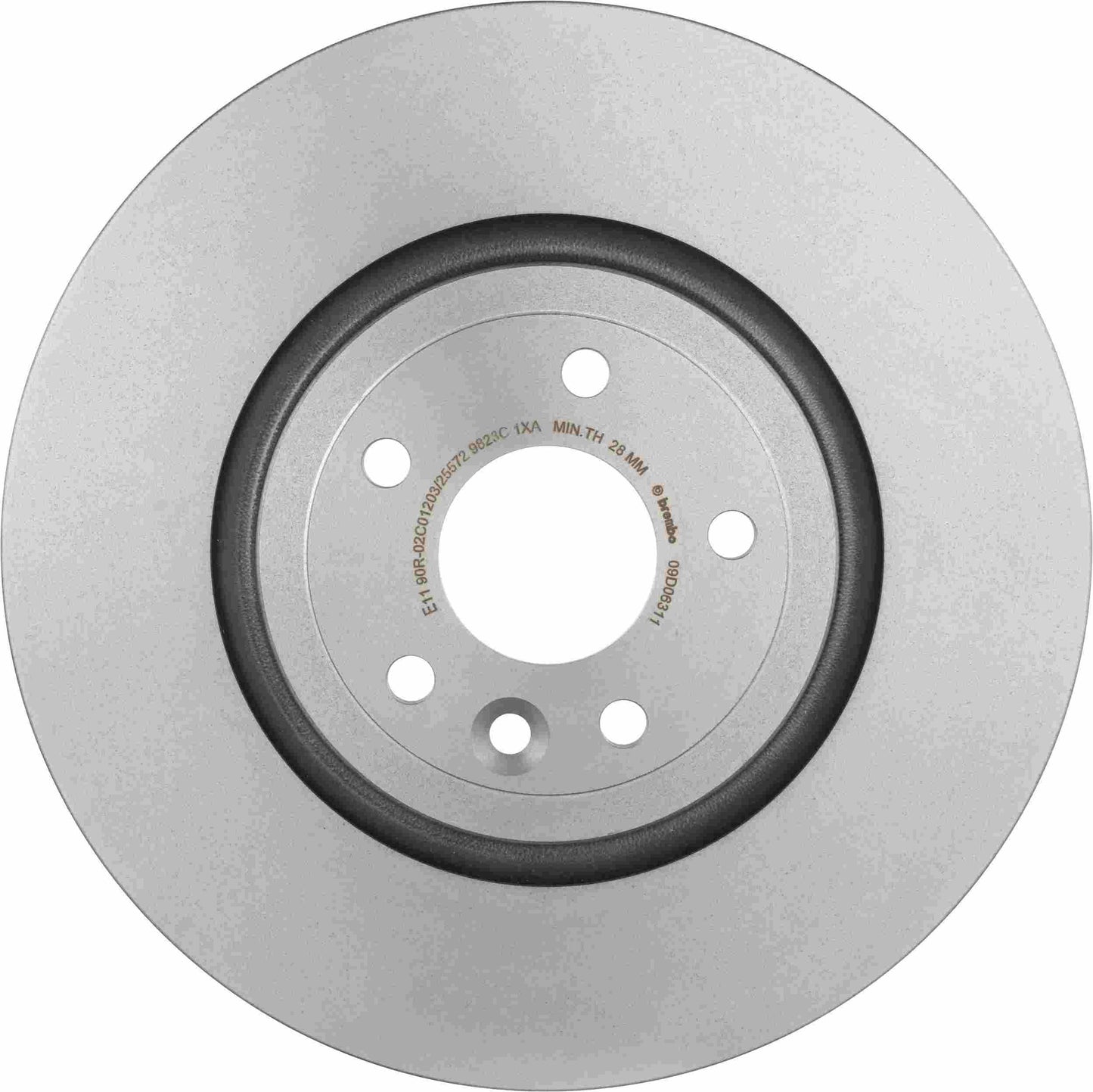 Brembo OE Brembo 17-20 Jaguar XE/17-19 XF Front Premium UV Coated OE Equivalent Rotor 09.D063.11