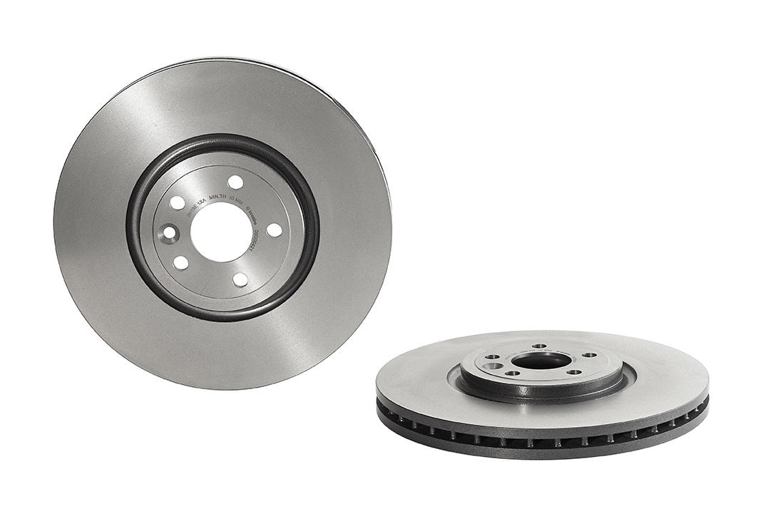 Brembo OE Brembo 17-20 Jaguar F-Pace/18-20 Range Rover Velar Front Premium UV Coated OE Equivalent Rotor 09.D064.21
