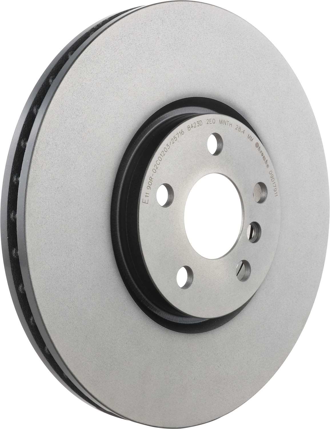 Brembo OE Brembo 15-21 Mini Cooper/17-19 Cooper Clubman Front Premium UV Coated OE Equivalent Rotor 09.D179.11