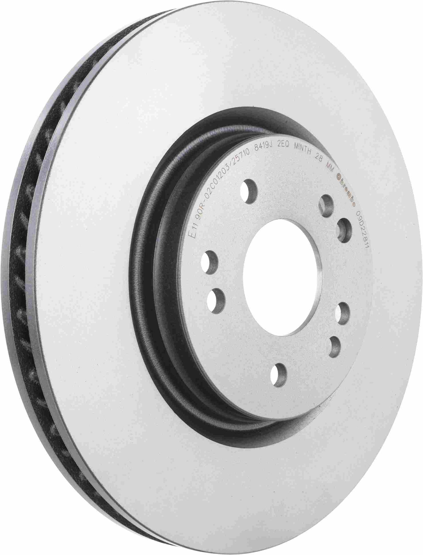 Brembo OE Brembo 92-93 Mercedes-Benz 500E/1993 500SL/600SL Front Left Premium UV Coated OE Equivalent Rotor 09.D228.11