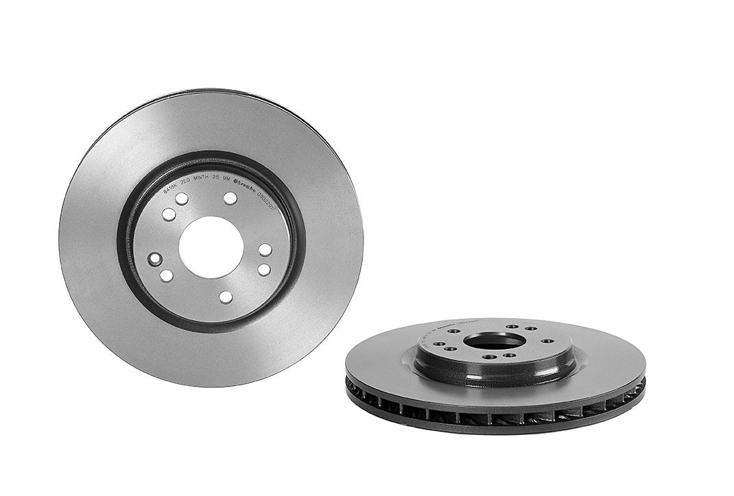 Brembo OE Brembo 92-93 Mercedes-Benz 500E/1993 500SL/600SL Front Right Premium UV Coated OE Equivalent Rotor 09.D229.11