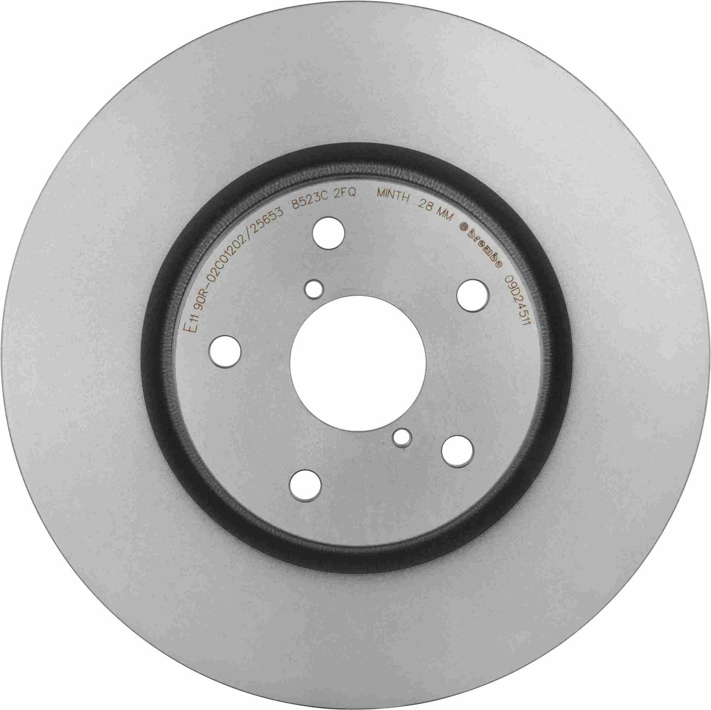 Brembo OE Brembo 2015 Subaru Legacy/15-19 Outback/15-20 WRX Front Premium UV Coated OE Equivalent Rotor 09.D245.11