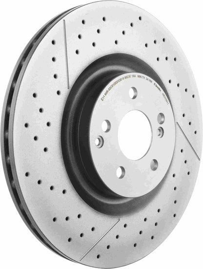 Brembo OE Brembo 19-20 Mercedes-Benz AMG GT 53/18-20 GLC63 AMG Rear Premium UV Coated OE Equivalent Rotor 09.D339.11