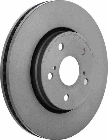 Brembo OE Brembo 18-20 Toyota C-HR Front Premium UV Coated OE Equivalent Rotor 09.D417.11