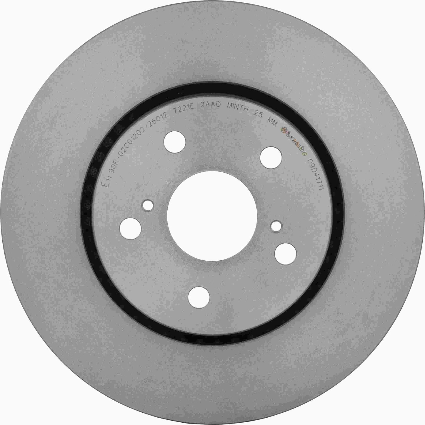 Brembo OE Brembo 18-20 Toyota C-HR Front Premium UV Coated OE Equivalent Rotor 09.D417.11