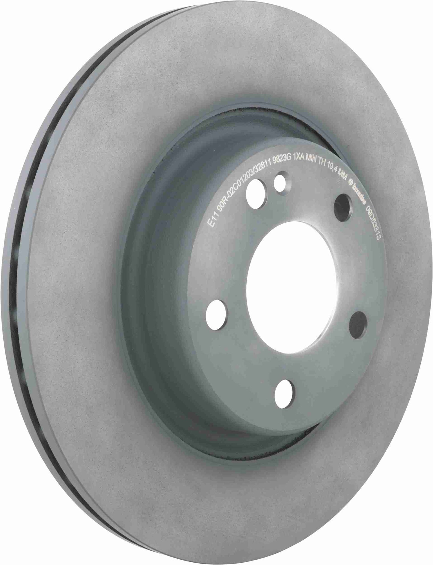 Brembo OE Brembo 2015 Mercedes-Benz C400 Rear Premium OE Equivalent Rotor 09.D533.13