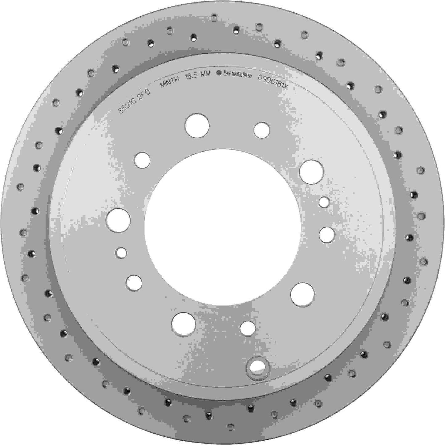 Brembo OE Brembo 14-20 Infiniti QX60/15-22 Nissan Murano/13-20 Nissan Pathfinder Front UV Coated Rotor 09.D618.1X