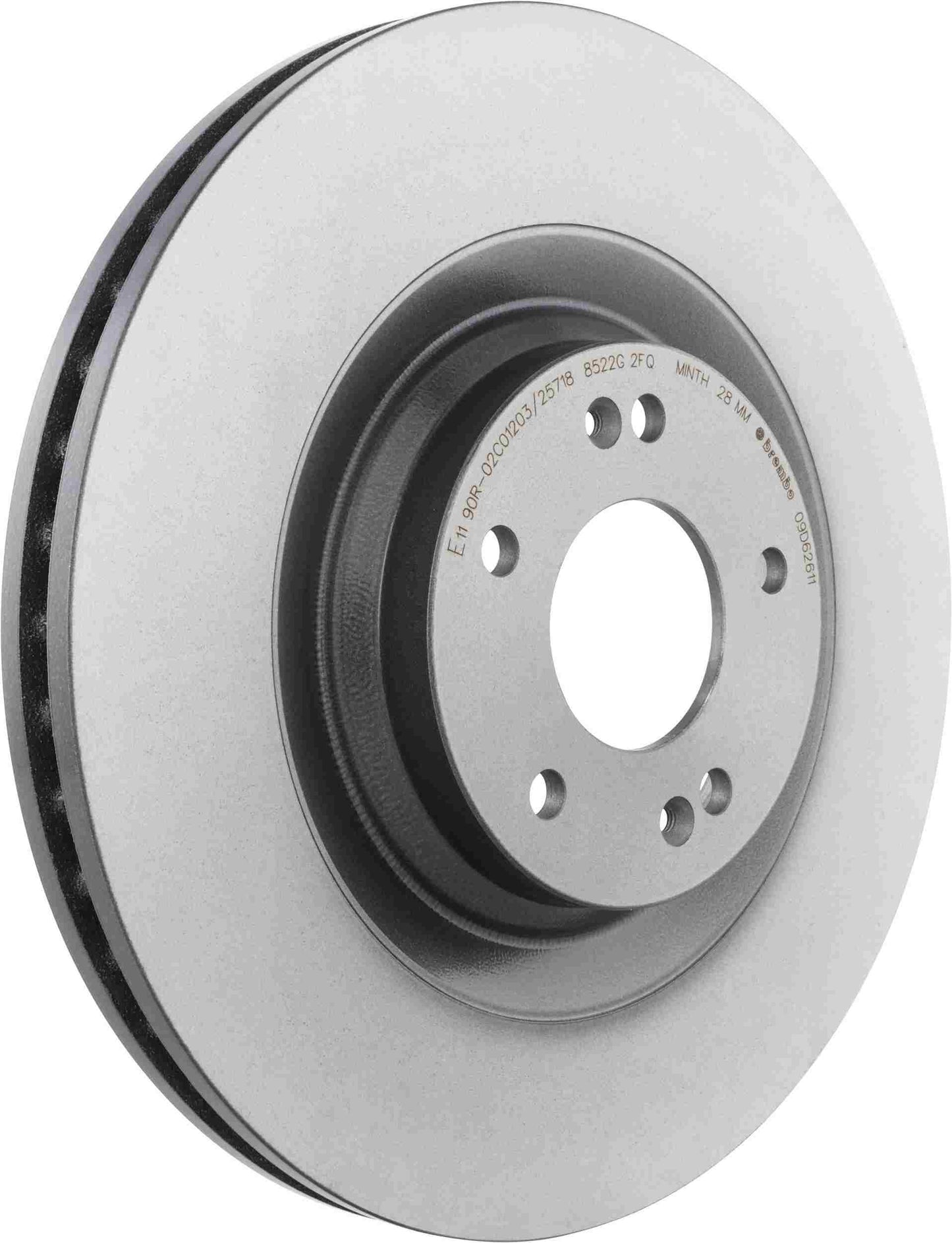 Brembo OE Brembo 19-20 Hyundai Veloster N Front Premium UV Coated OE Equivalent Rotor 09.D626.11