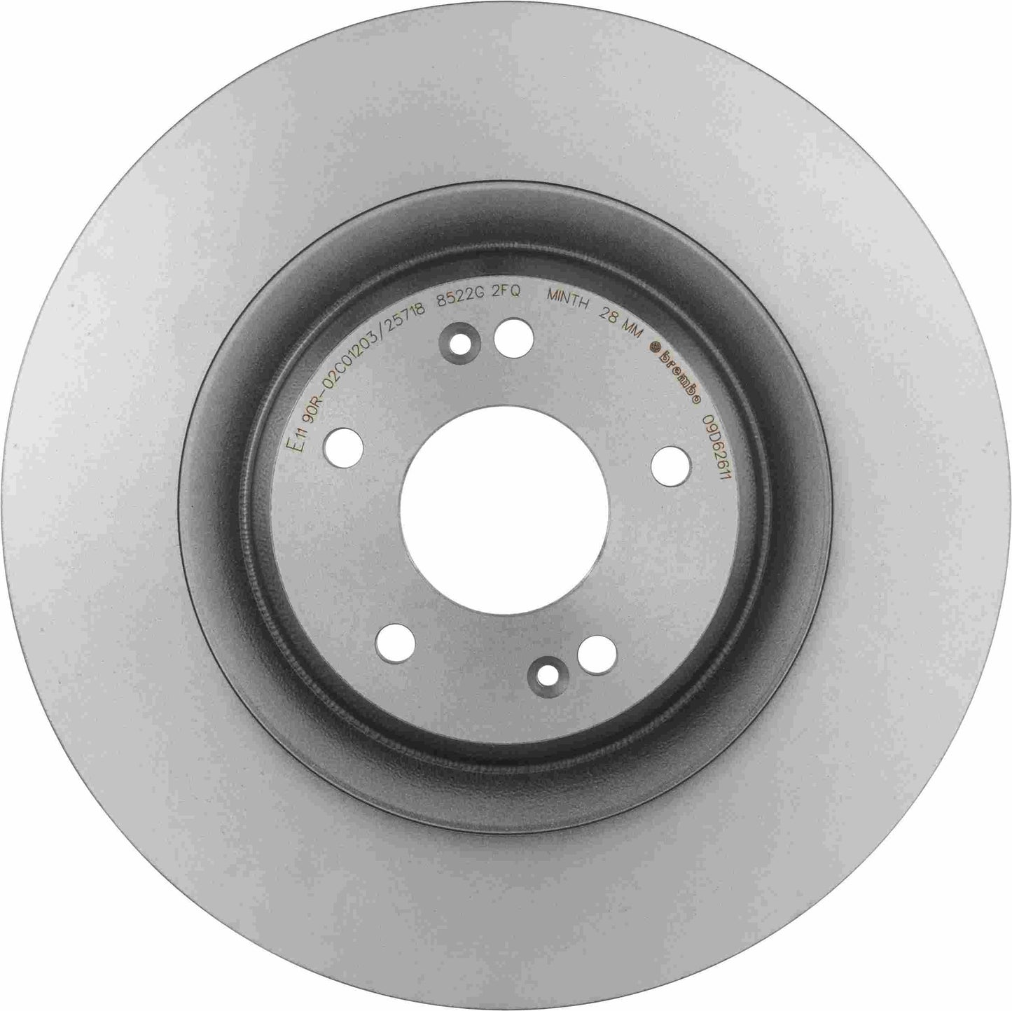 Brembo OE Brembo 19-20 Hyundai Veloster N Front Premium UV Coated OE Equivalent Rotor 09.D626.11