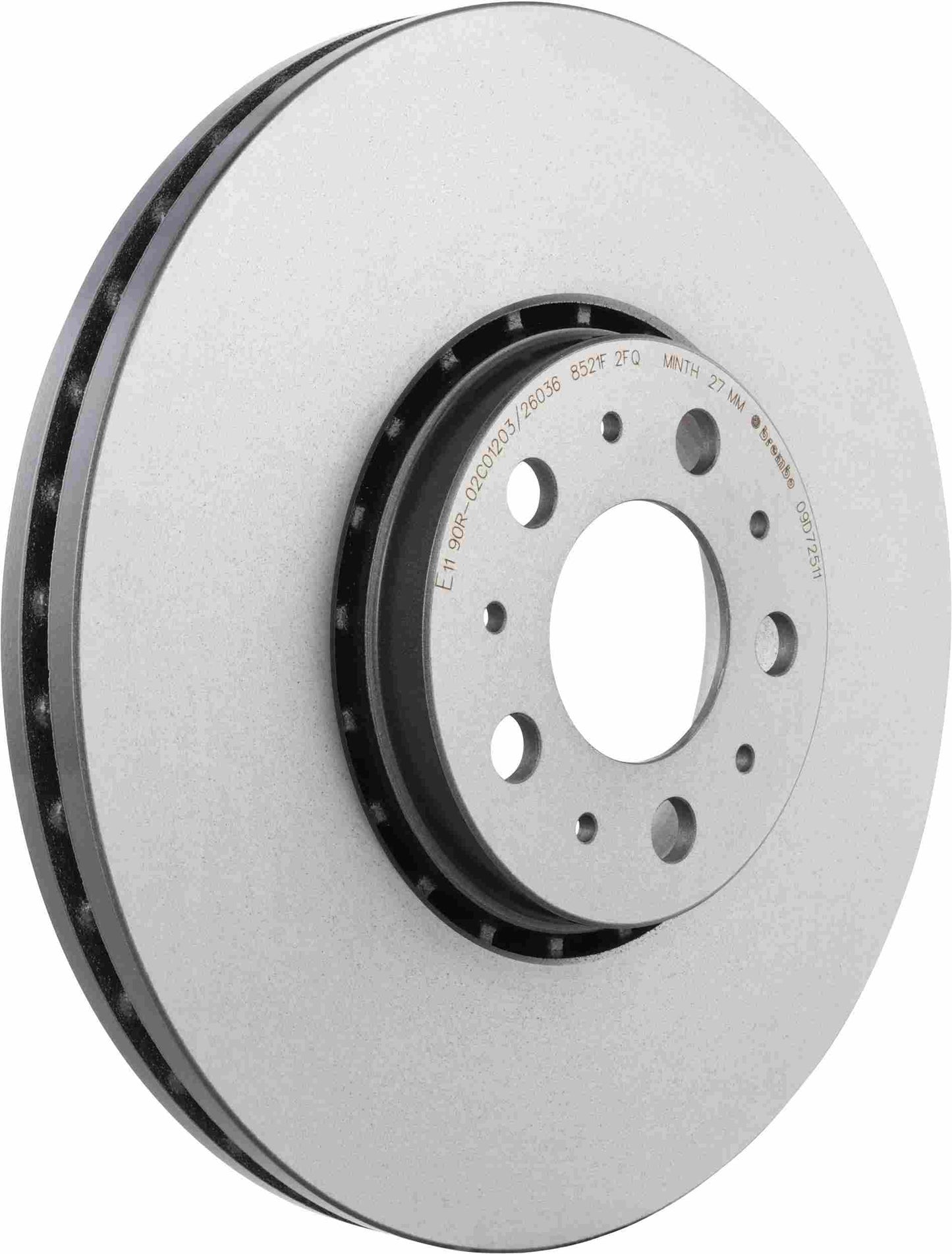 Brembo OE Brembo 03-14 Volvo XC90 Front Premium UV Coated OE Equivalent Rotor 09.D725.11