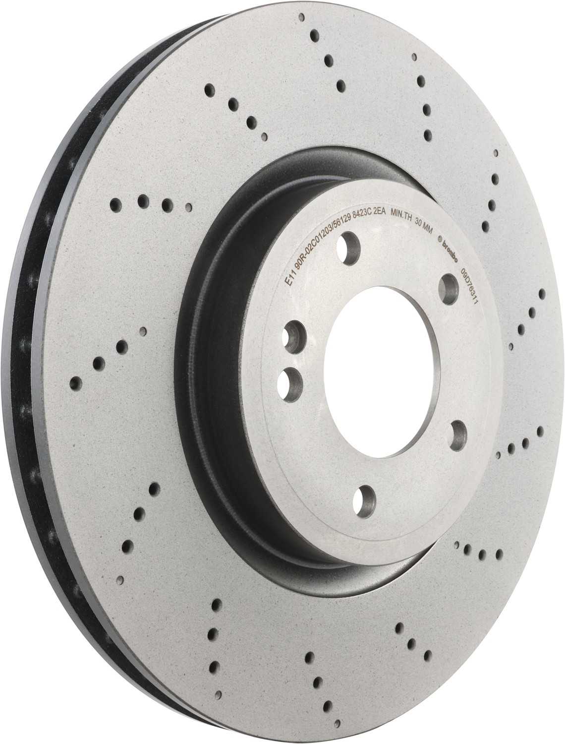 Brembo OE Brembo 14-17 Buick Regal/13-19 Cadillac XTS Front UV Coated Rotor 09.D763.11