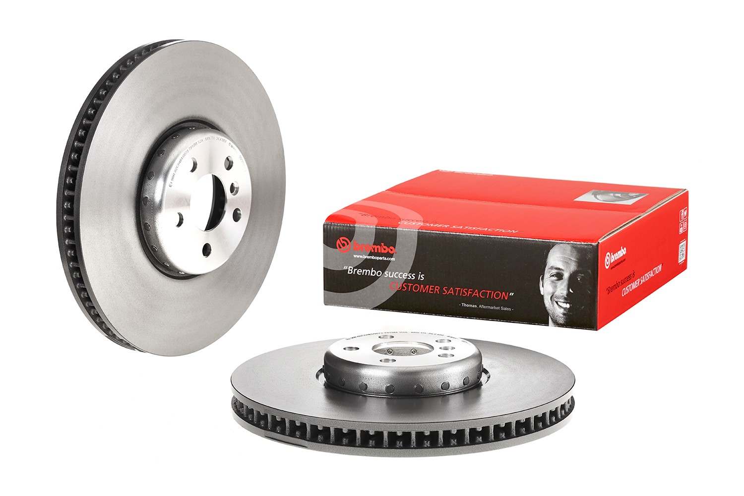 Brembo OE Brembo 17-21 BMW 540i/540i xDrive Front Left Premium UV Coated OE Equivalent Rotor 09.D895.13