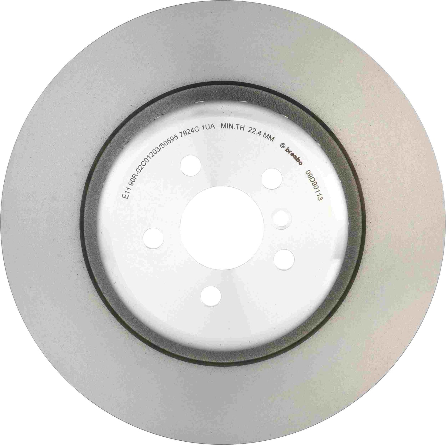 Brembo OE Brembo 2021 BMW 540i/540i xDrive/17-19 740e xDrive Rear Premium UV Coated OE Equivalent Rotor 09.D901.13