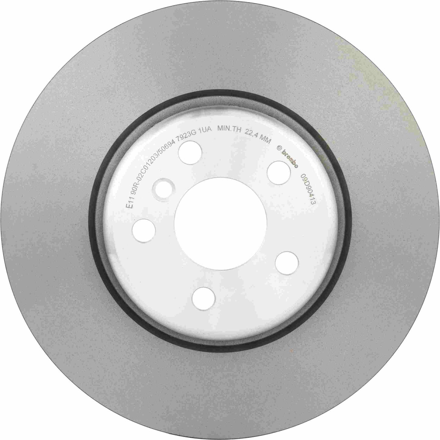 Brembo OE Brembo 2021 BMW 330e/330e xDrive/19-21 330i/330i xDrive Front Premium UV Coated OE Equivalent Rotor 09.D904.13
