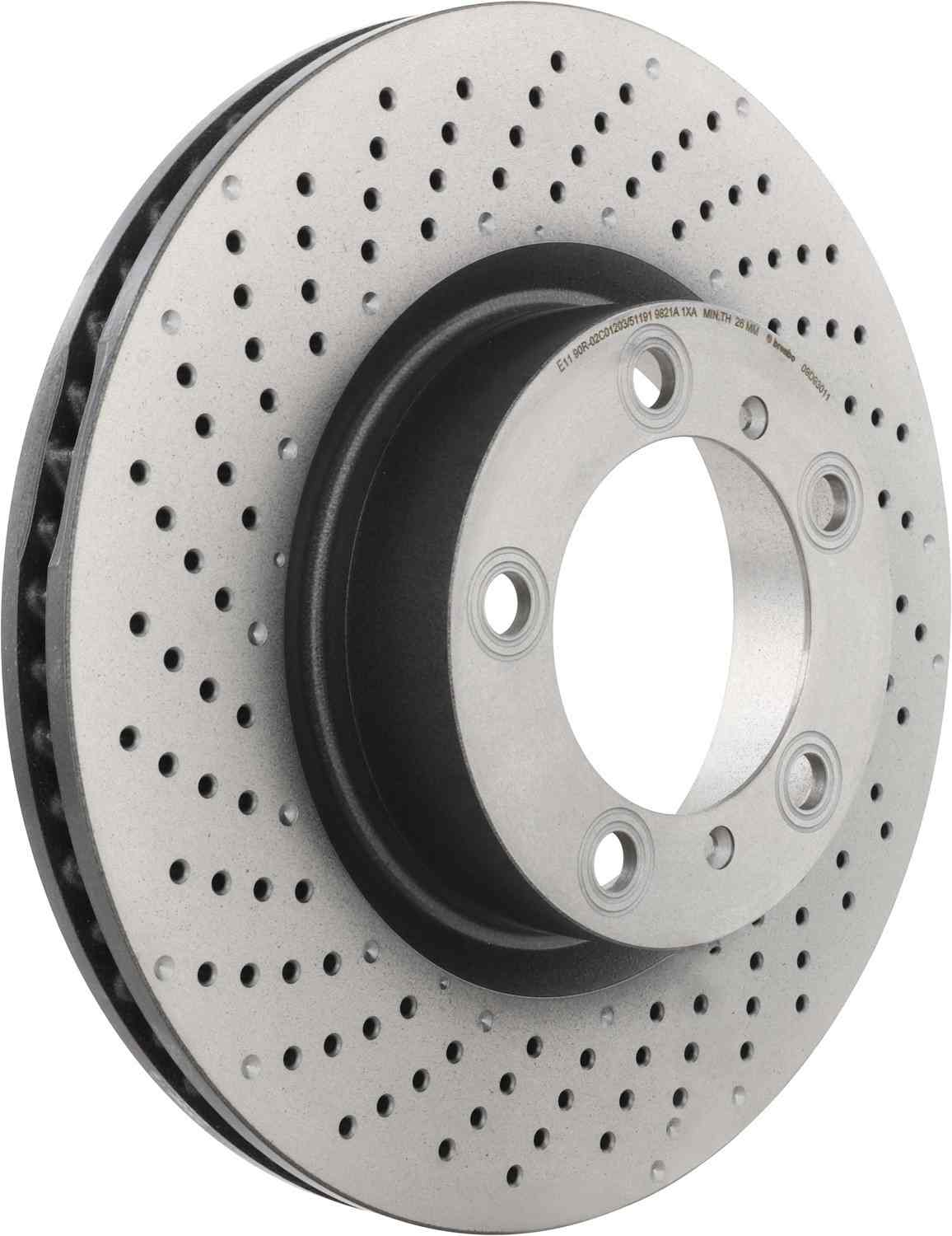 Brembo OE Brembo 18-22 Jeep Wrangler Rear UV Coated Rotor 09.D930.11