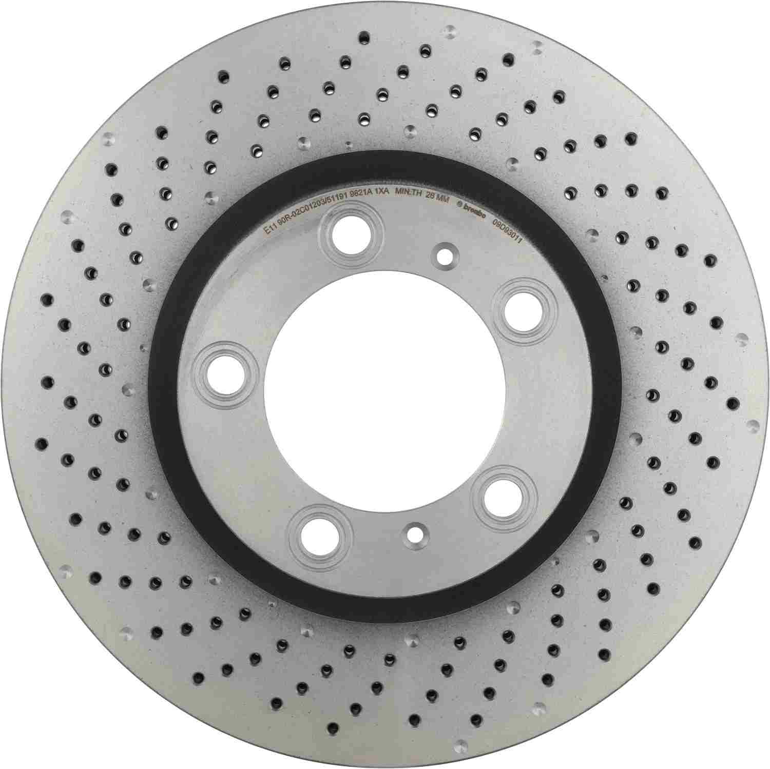 Brembo OE Brembo 18-22 Jeep Wrangler Rear UV Coated Rotor 09.D930.11