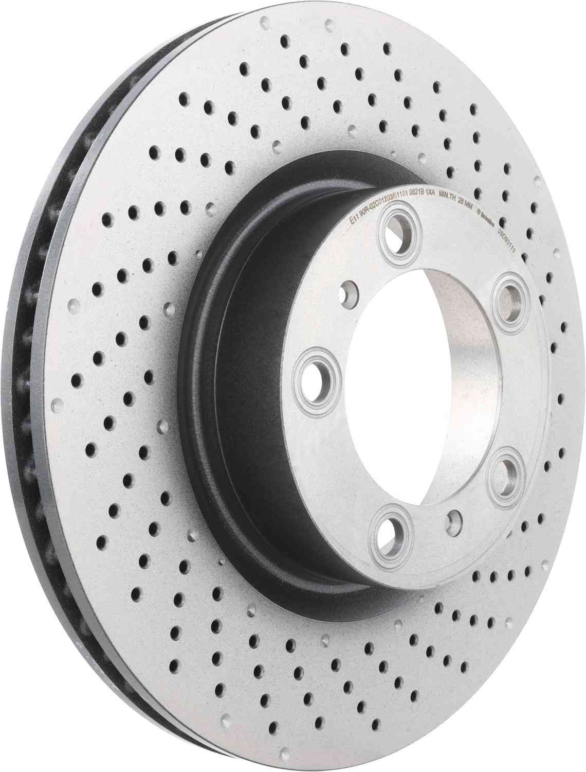 Brembo OE Brembo 18-22 Jeep Wrangler Rear UV Coated Rotor 09.D931.11