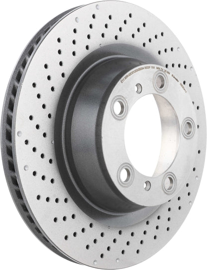Brembo OE Brembo 12-16 Porsche 911 Rear Left Premium UV Coated OE Equivalent Rotor 09.D934.11
