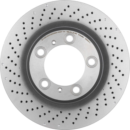 Brembo OE Brembo 12-16 Porsche 911 Rear Left Premium UV Coated OE Equivalent Rotor 09.D934.11