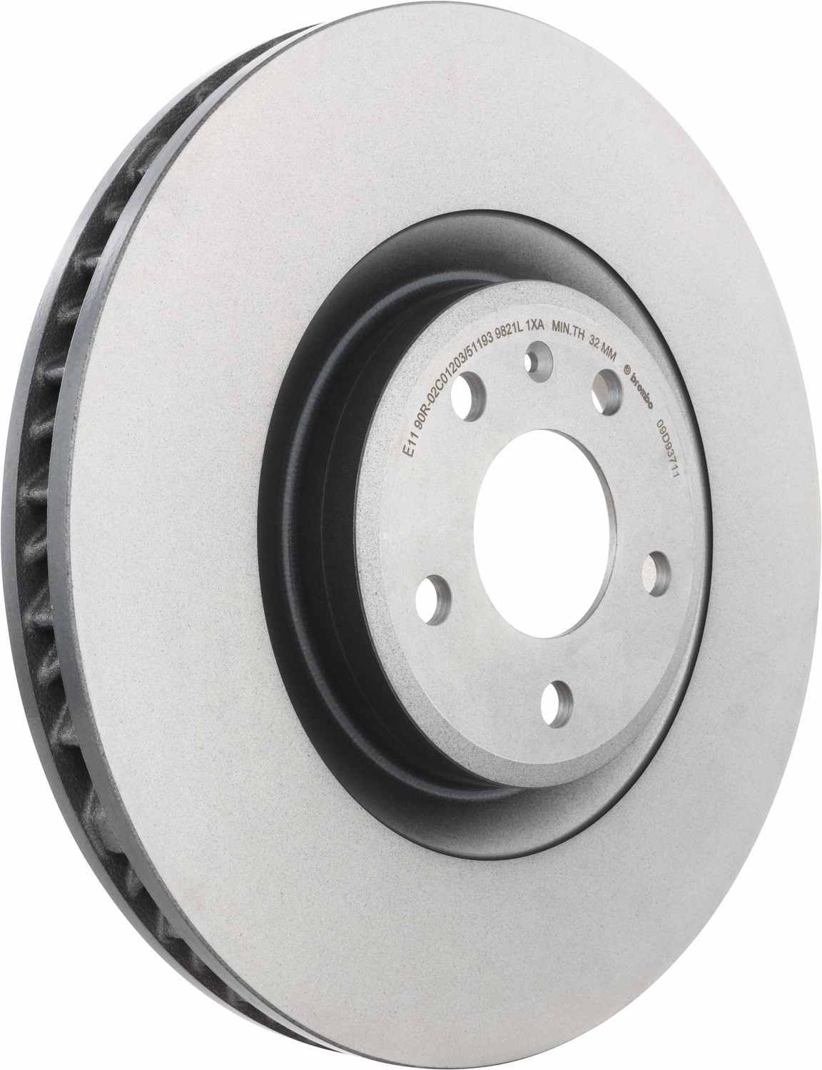 Brembo OE Brembo 07-09 Kia Sorento Rear Standard Rotor 09.D937.11