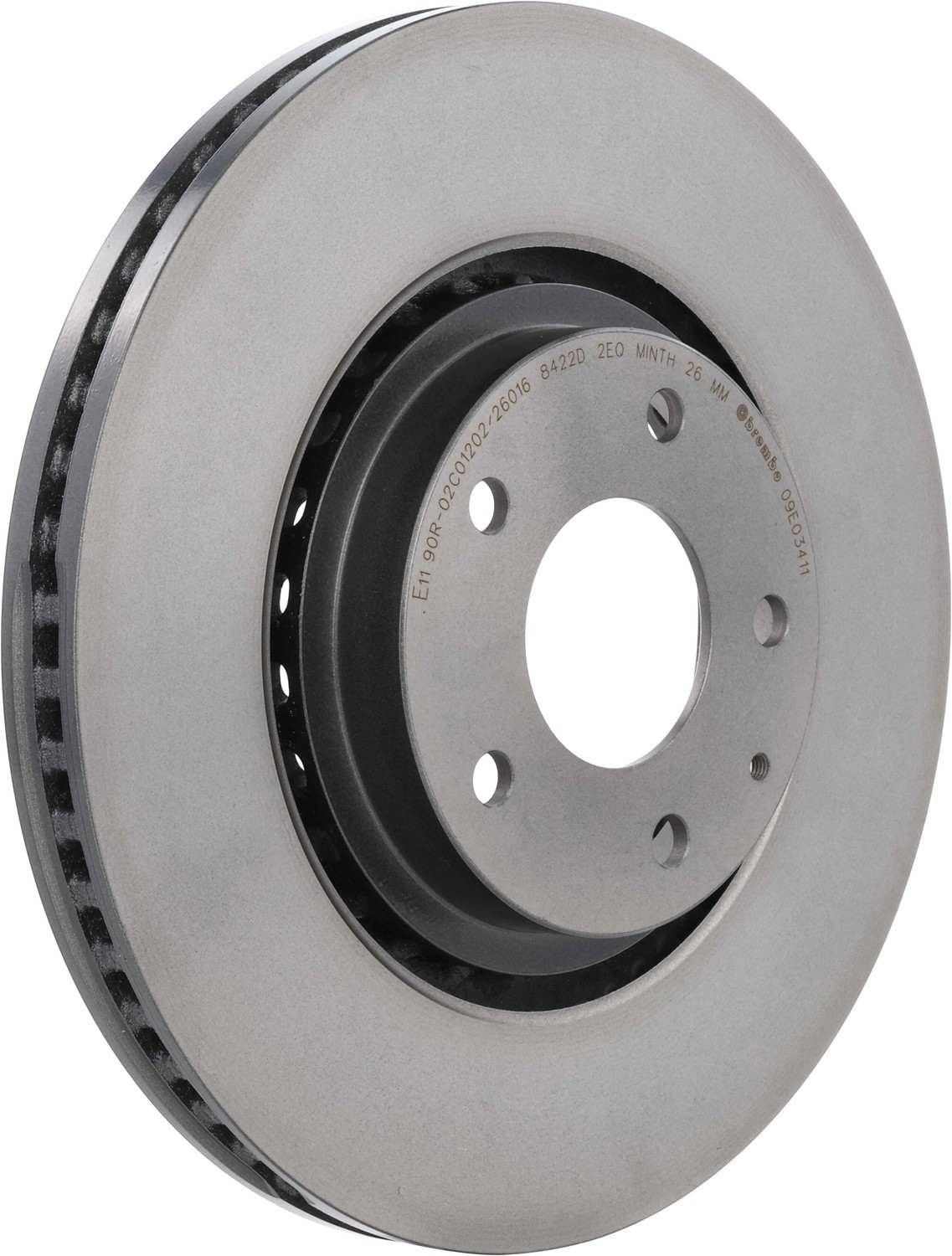 Brembo OE Brembo 16-19 Cadillac CT6 Front UV Coated Rotor 09.E034.11