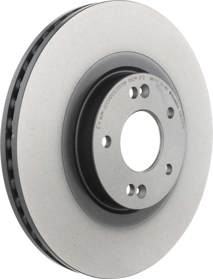Brembo OE Brembo 15-18 Porsche Macan Front Grooved UV Coated Rotor 09.E237.11