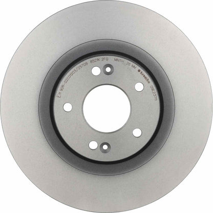 Brembo OE Brembo 15-18 Porsche Macan Front Grooved UV Coated Rotor 09.E237.11