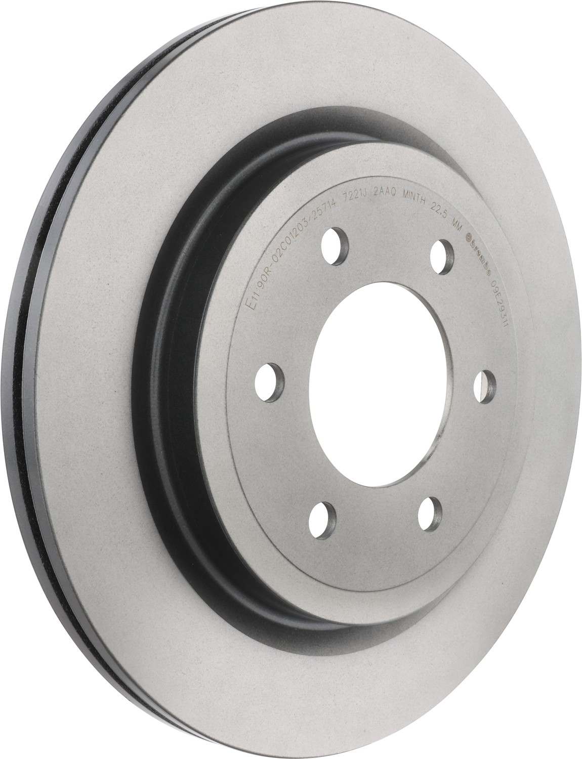 Brembo OE Brembo 08-21 Lexus LX570/Toyota Land Cruiser/08-22 Sequoia/07-21 Tundra Rear UV Coated Rotor 09.E293.11