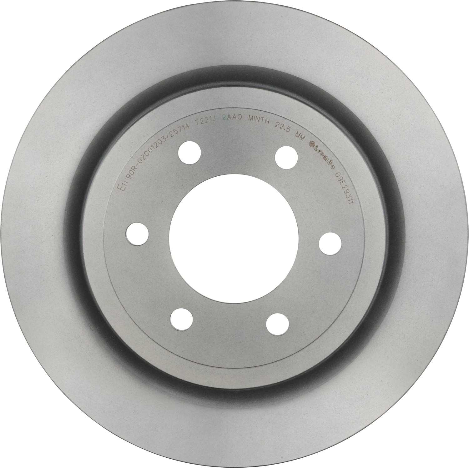 Brembo OE Brembo 08-21 Lexus LX570/Toyota Land Cruiser/08-22 Sequoia/07-21 Tundra Rear UV Coated Rotor 09.E293.11